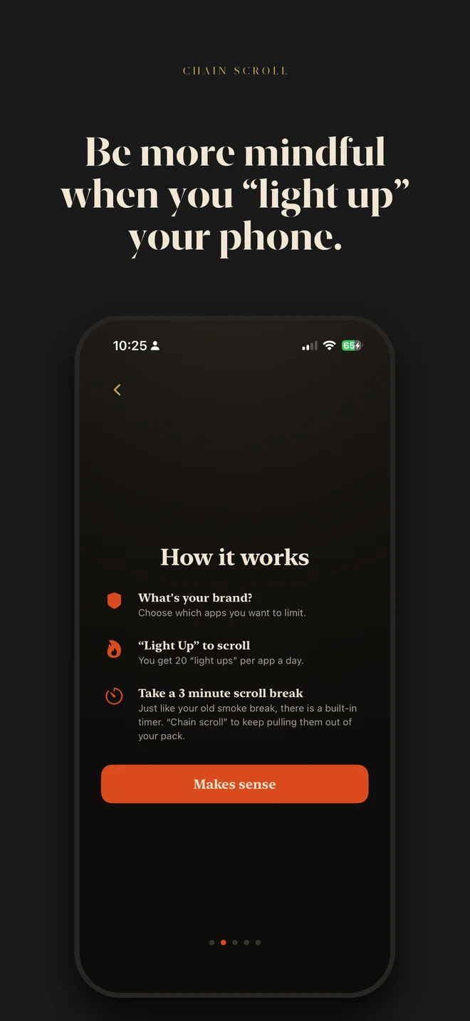 Chain Scroll App Store screenshot 3